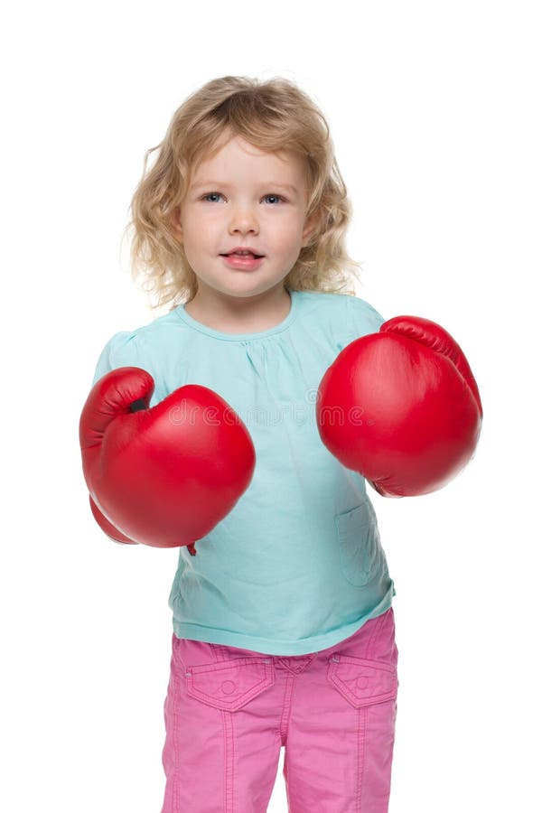 Boxing girl