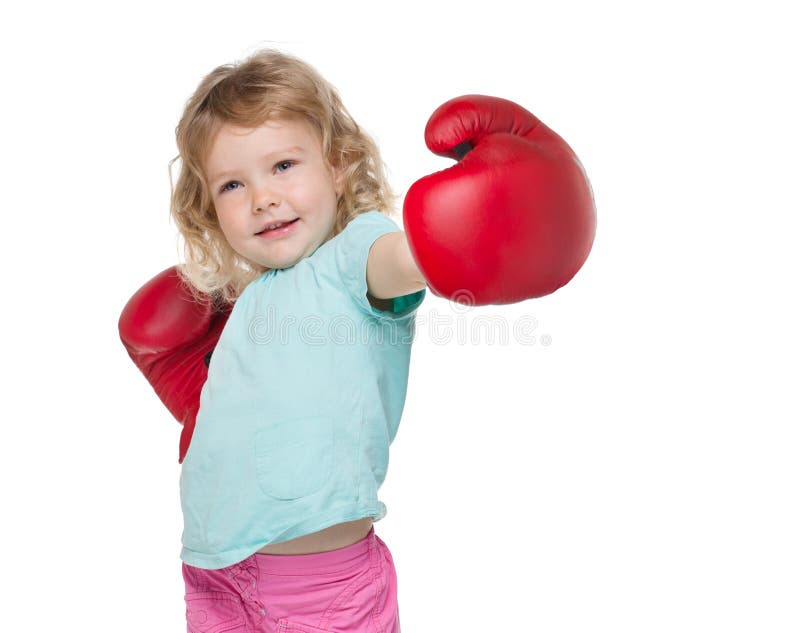 Boxing girl