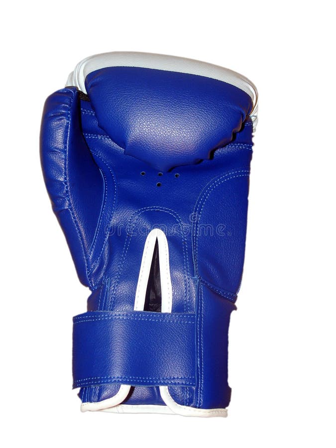 Boxing glove on the white background