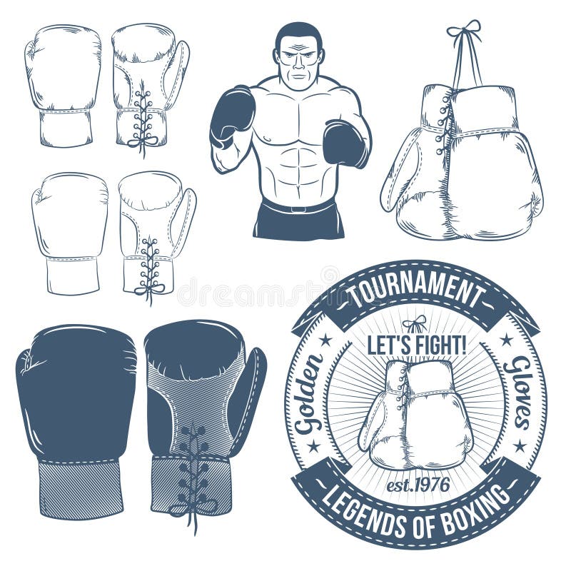 Hanging Boxing Gloves Stock Illustrations 1,705 Hanging Boxing Gloves