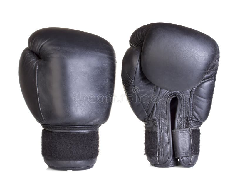 235 Vintage Boxing Gloves Isolated White Stock Photos Free & Royalty