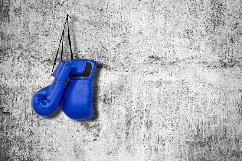 Boxing gloves on the wall stock image. Image of fitness 70530161