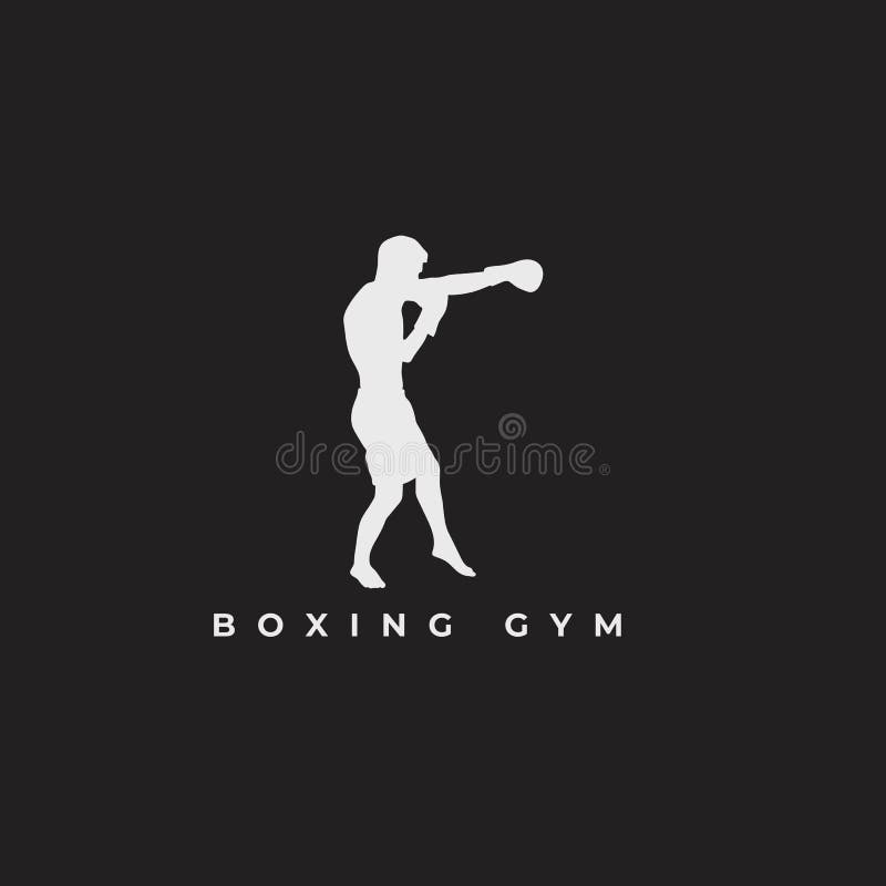 Boxing gym logo stock illustration. Illustration of logo 258107575