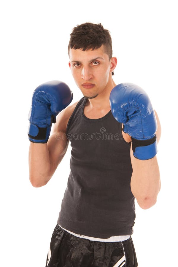 Boxing man and woman stock photo. Image of gloves, girl - 31518652