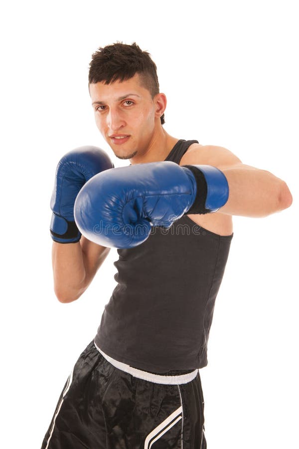 Boxing man and woman stock photo. Image of gloves, girl - 31518652