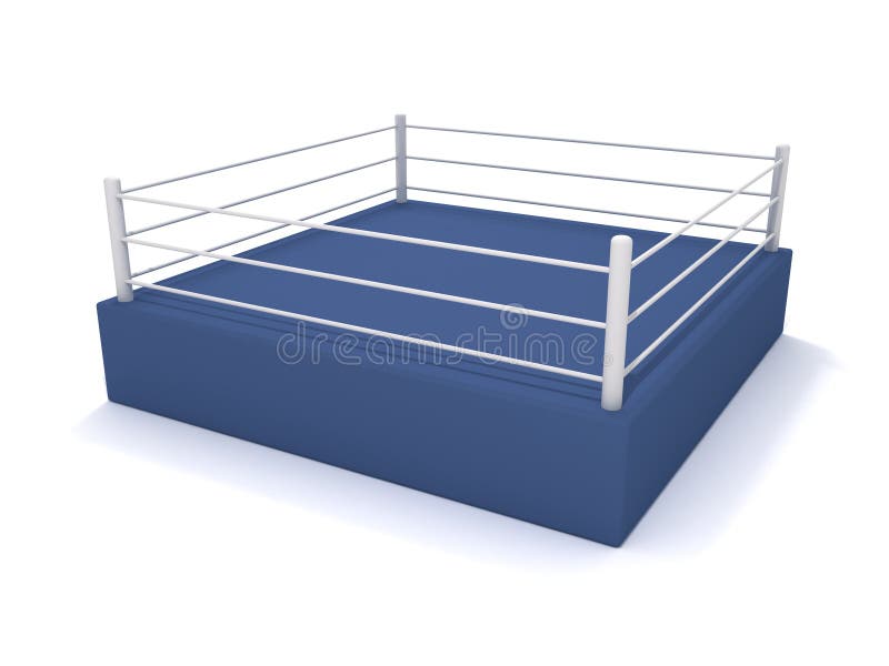 Classic Vintage Boxing Ring Stock Illustration Illustration of night