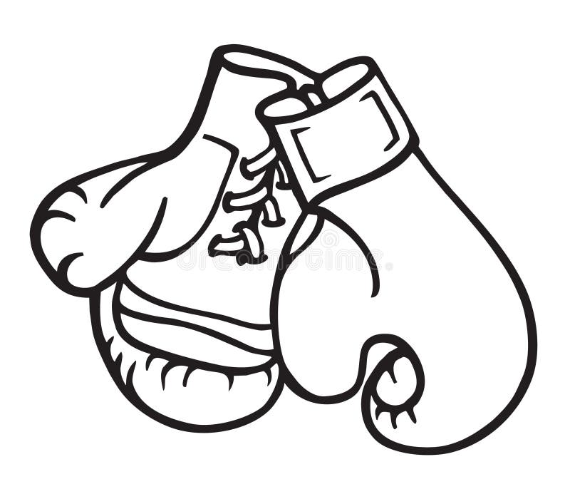 Boxng手套例证 库存例证