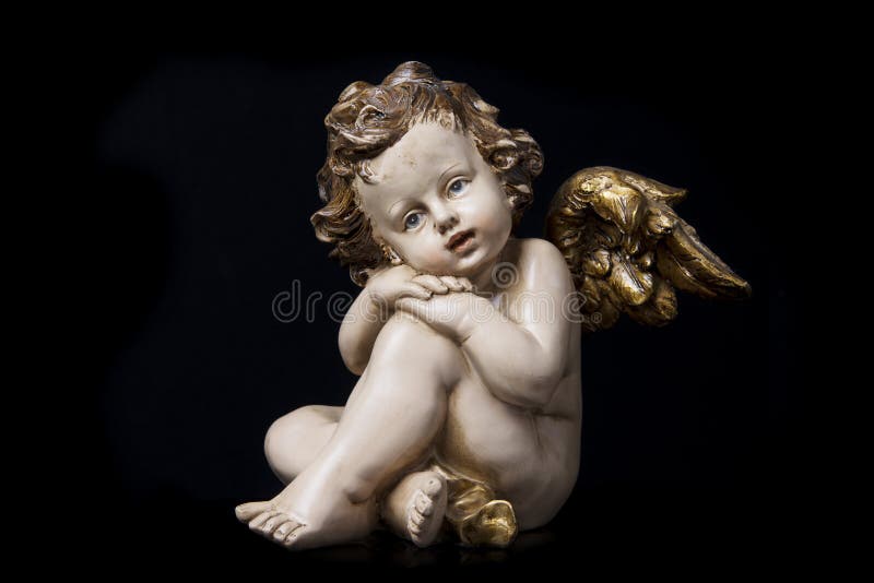 Boy angel sculpture stock photography Boy angel sculpture stock photography