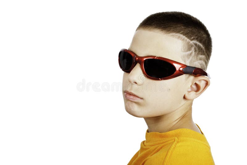 Boy with an attitude stock photography Boy with an attitude stock photography
