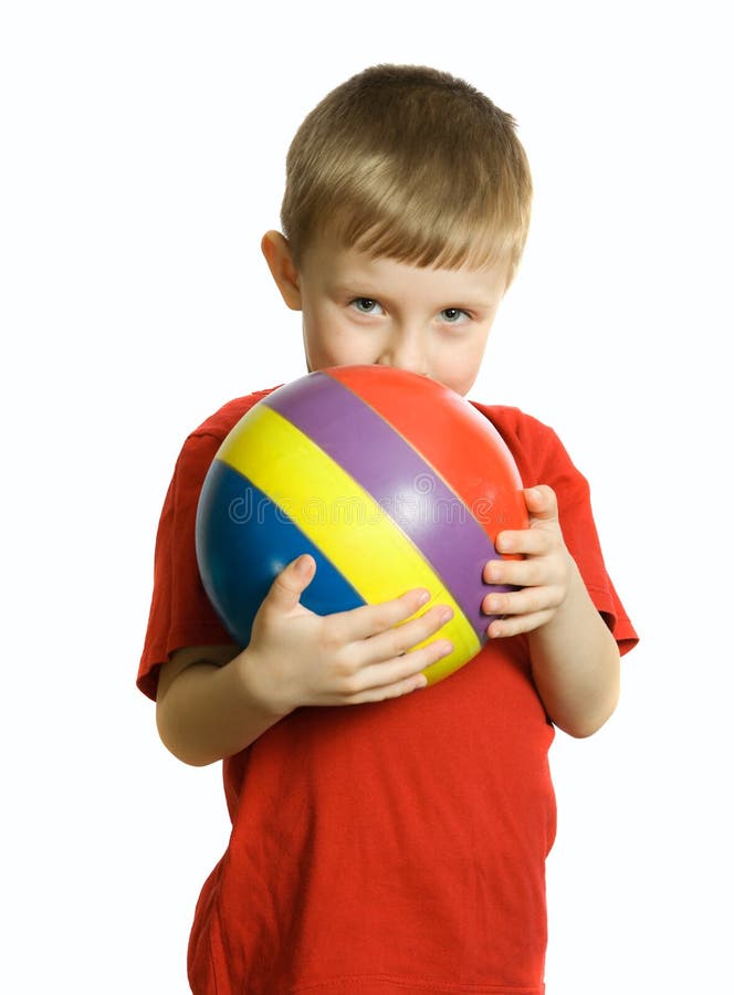 Boy with a ball