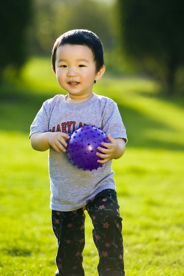 Boy with ball