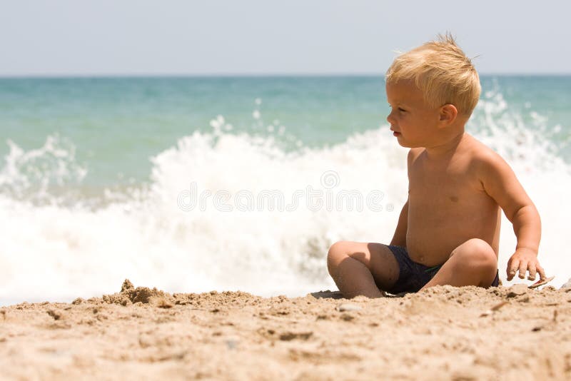 Boy at the beach