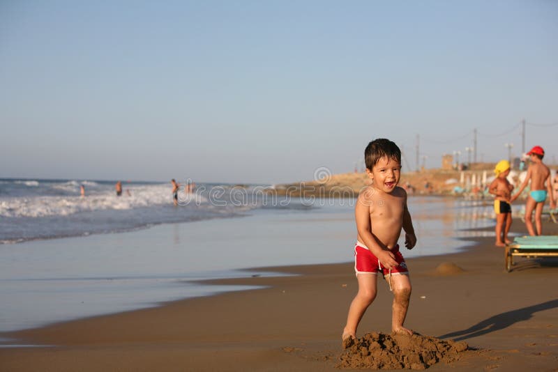 Boy at the beach