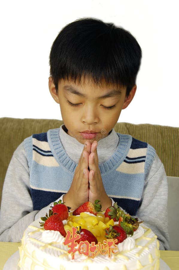 Boy birthday wishes stock photo. Image of attractive, cream - 9616634