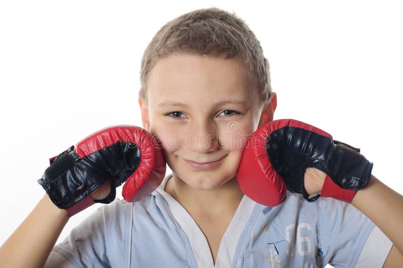 Boy Swimmer with Swimming Goggles Stock Image - Image of body ...