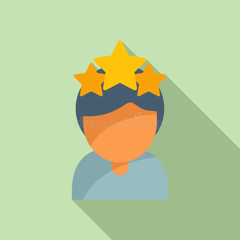 Boy Brand Ambassador Icon Flat Vector. Social Media Stock Vector