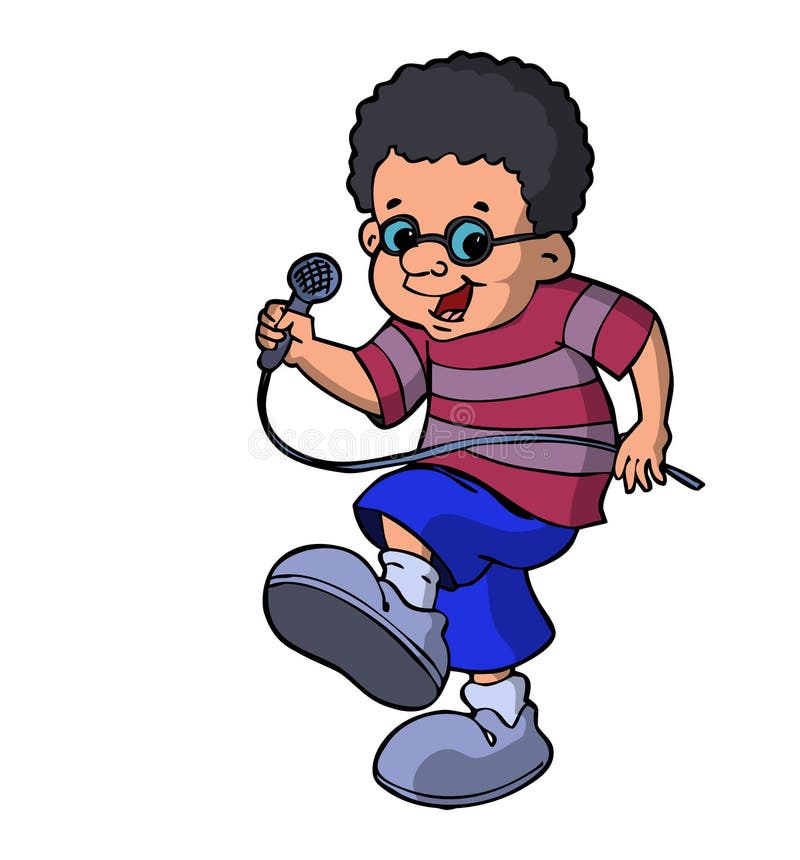 pics Little Boy Singing Cartoon dreamstime com