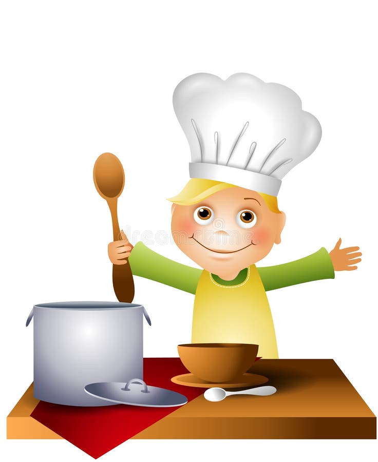 Kid Chef Clip Art