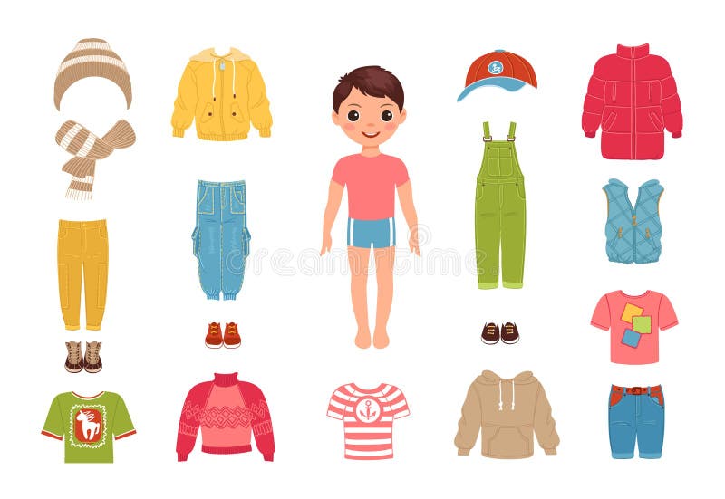 Boy Paper Doll Stock Illustrations – 676 Boy Paper Doll Stock ...