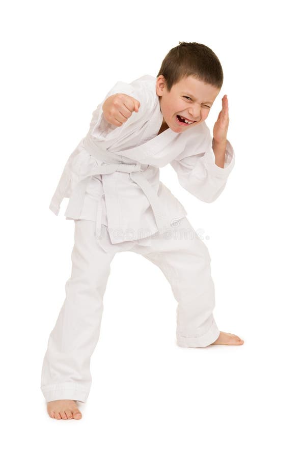 Boy in Clothing for Martial Arts Stock Image Image of arts, asian