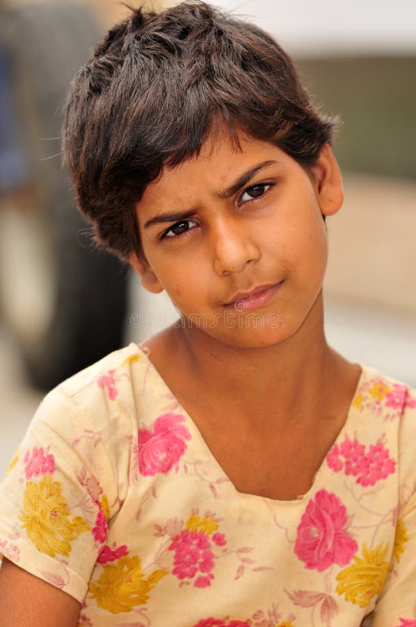 Boy cut girl portrait stock image. Image of children 11195939