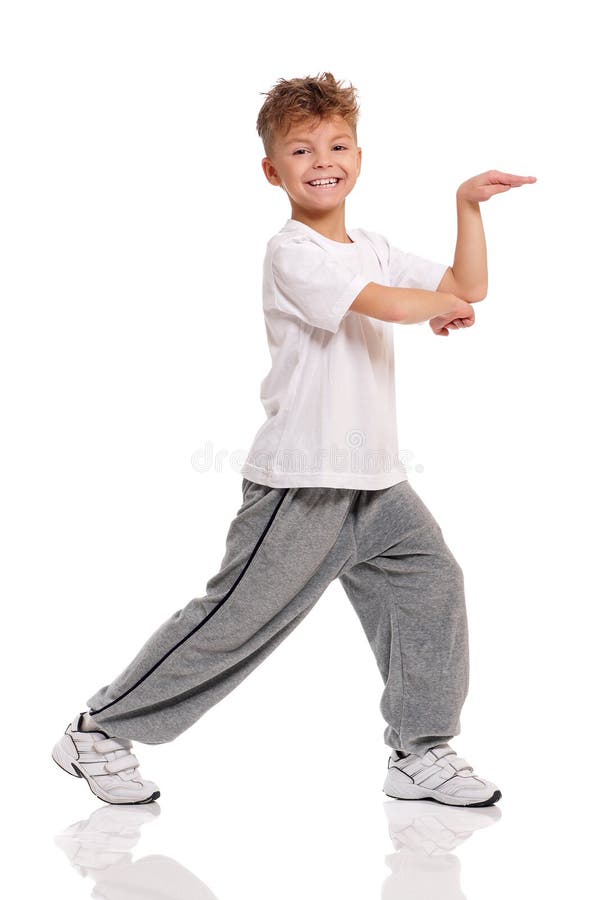 Boy dancing stock photo. Image of enjoying, cheerful 27564000