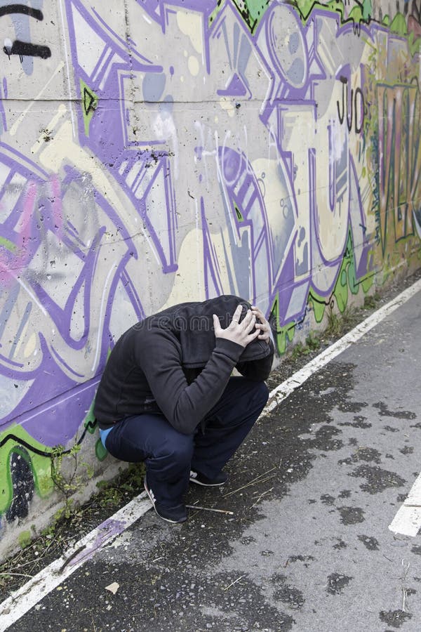Boy desperate rapper royalty free stock photos Boy desperate rapper royalty free stock photos