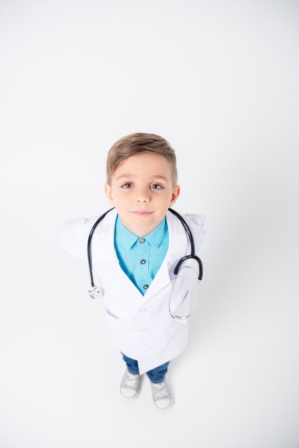 Child Preschooler Doctor Costume Stock Photos Free & RoyaltyFree