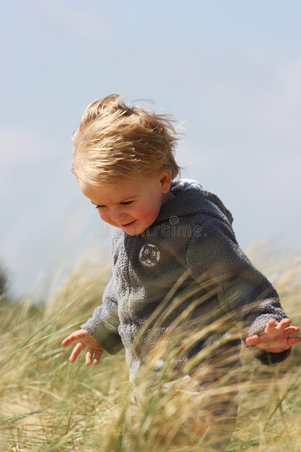 Boy in dunes