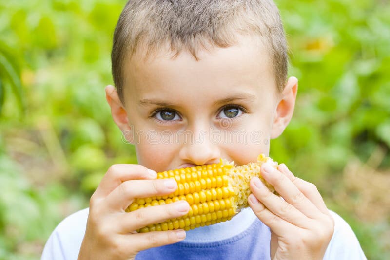 Corn kidz. Мальчик ест кукурузу. Мальчик сидит ест кукурузу. Ребенок ест вареную кукурузу. Дети едят в парке кукурузу.