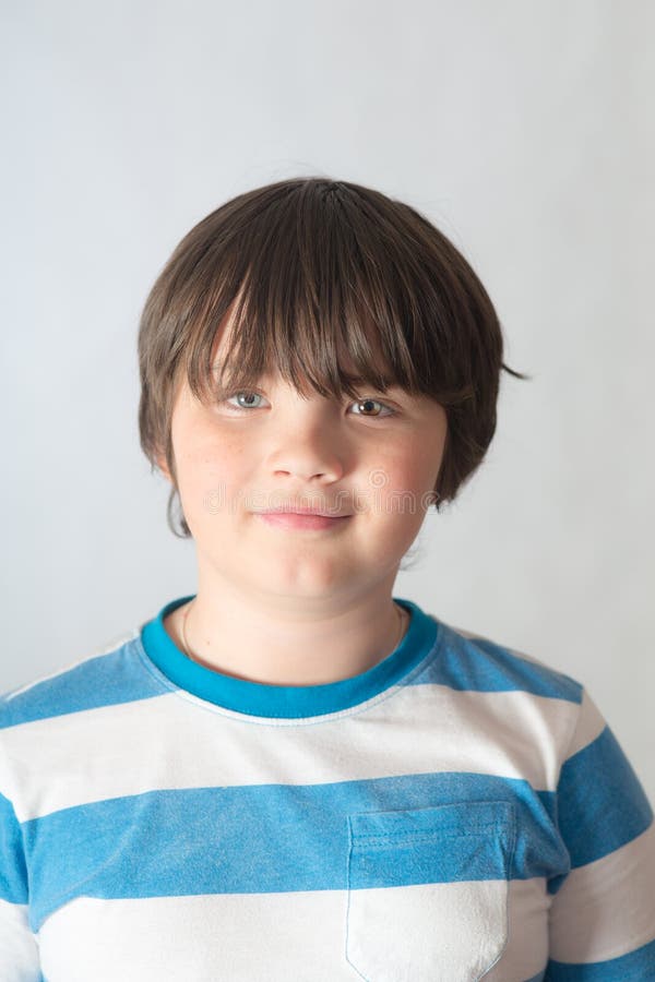 Boy with eyes of different colors royalty free stock images