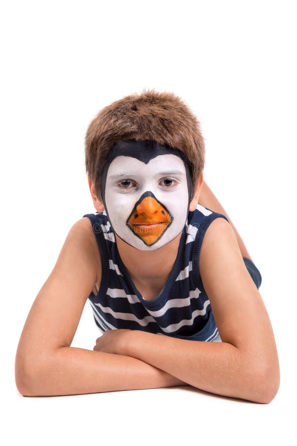 Boy with face-paint stock image. Image of smile, small - 165807305 Boy with face-paint stock image. Image of smile, small - 165807305