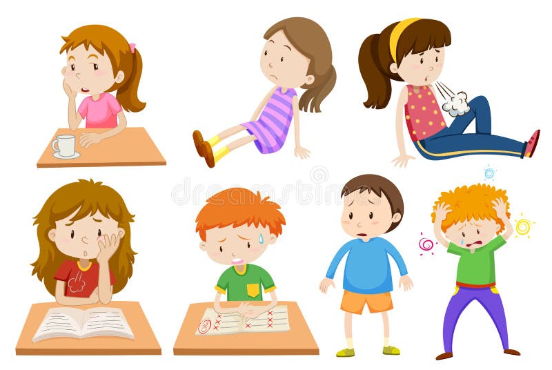 pix Tired Clipart Images girl tired stock illustrations 7 364