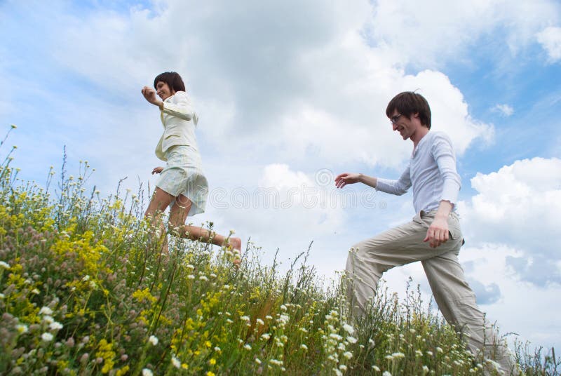 Boy and girl (couple)