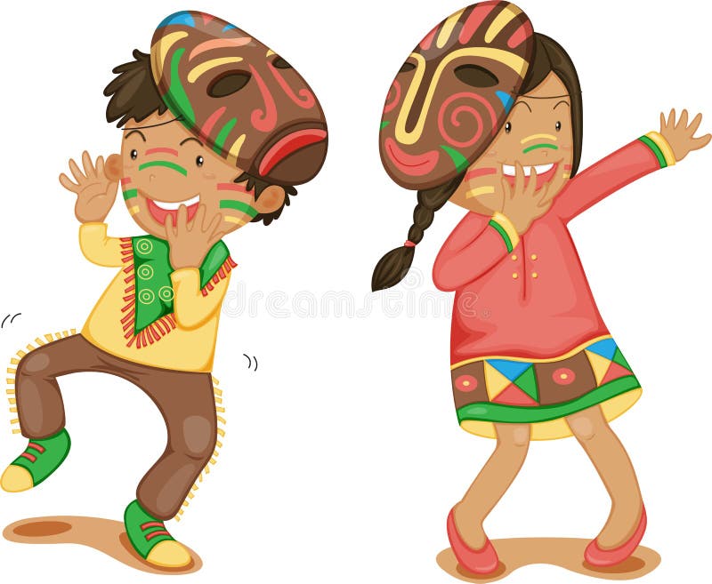 Girl with mask stock vector. Illustration of flowers, mask 1297637