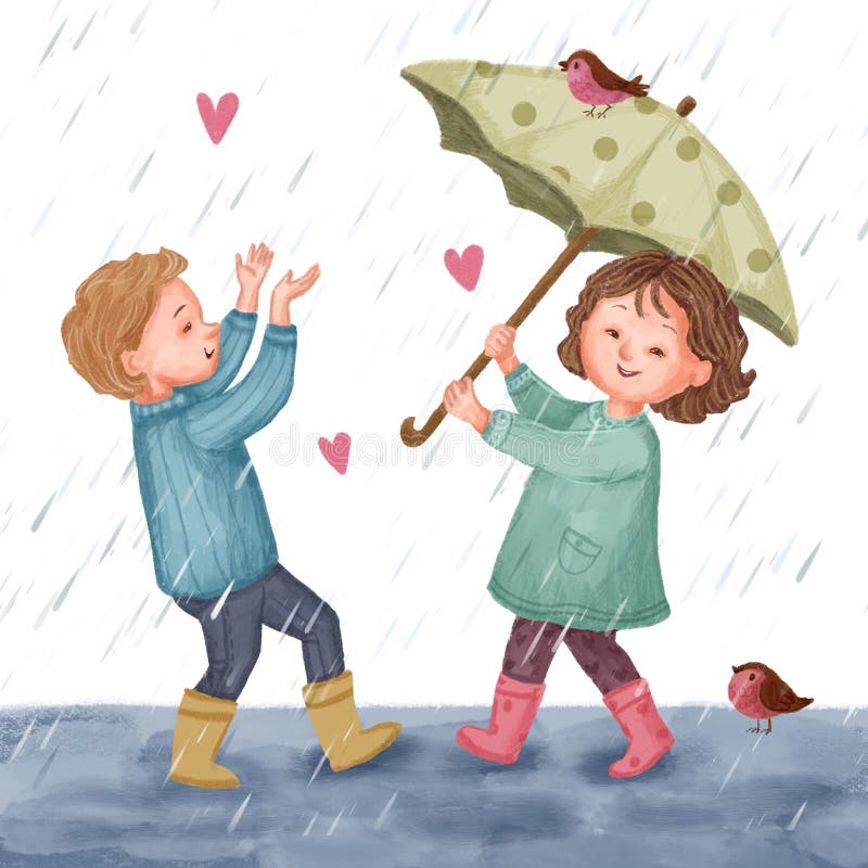 292 Rain Girl Cartoon Stock Photos - Free & Royalty-Free Stock Photos from  Dreamstime