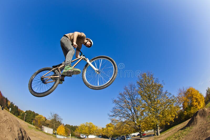 BMX Biker stock image. Image of active, riding, skate, bike - 80801