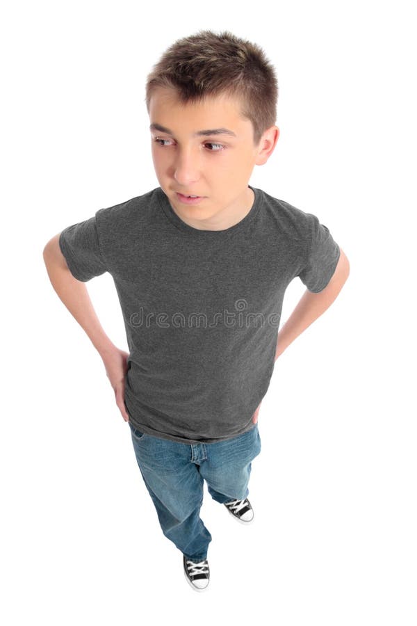 Tween Standing Sideways Looking Camera Stock Photos - Free & Royalty ...