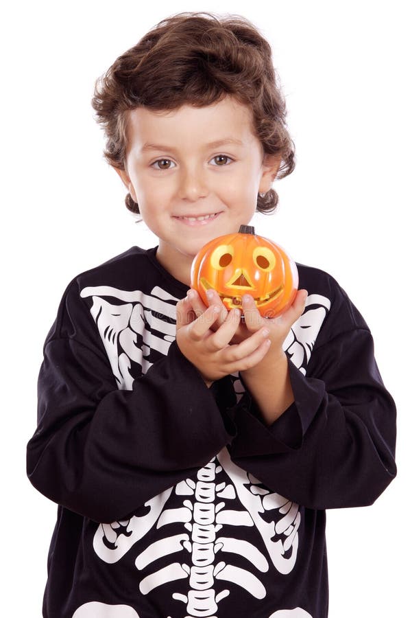 Halloween Party with Children Stock Image - Image of tradition, holiday ...