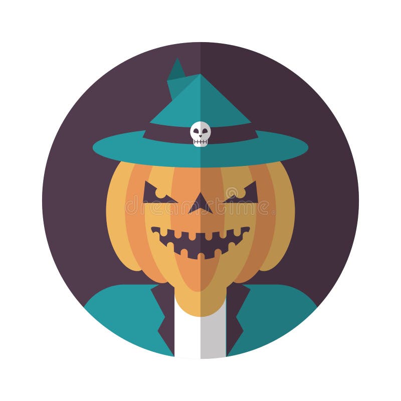 Download Boy With Halloween Pumpkin Costume Stock Vector ...