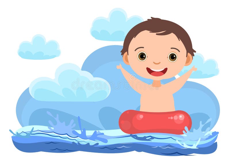 Cartoon Boy Diving Pool Stock Illustrations – 394 Cartoon Boy Diving ...