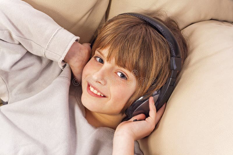 Boy with headphones