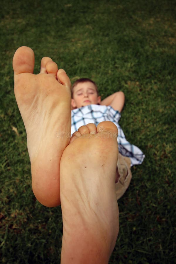 Boy feet
