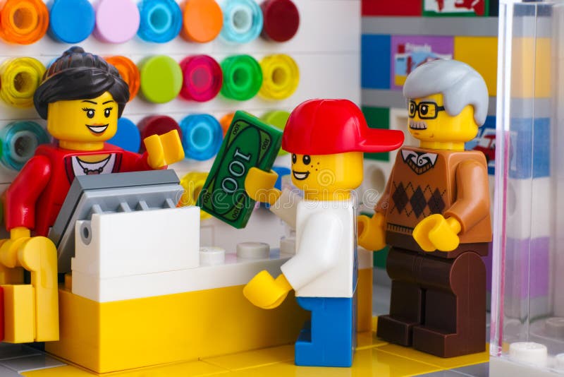 Boy with His Grandfather Buying Lego at a Store Editorial Image - of editorial, lego: 223077175