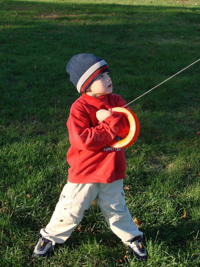 Boy Kite Flying