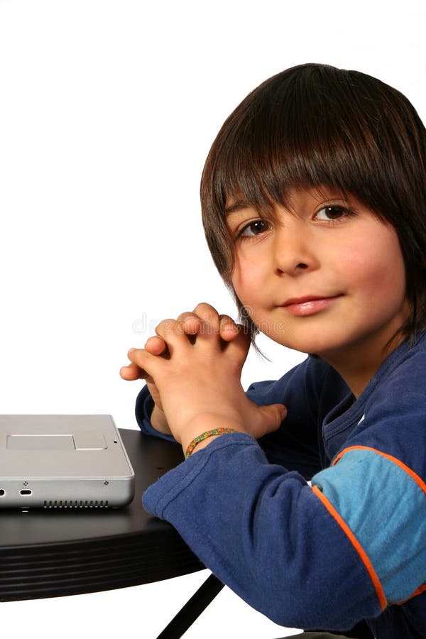 Boy with Laptop