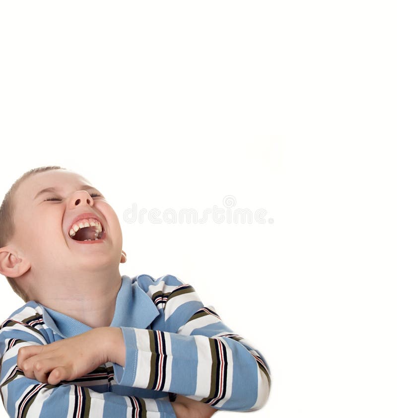 Boy laughing