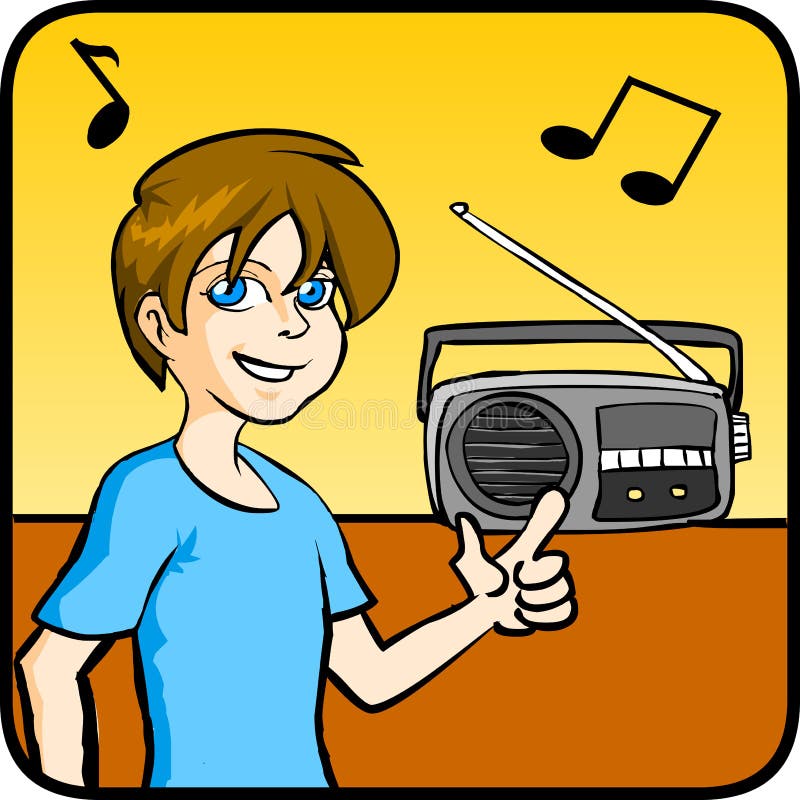 Мультяшные картинки радио