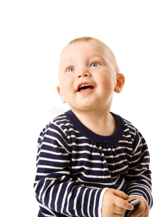 Boy looking up stock photo. Image of toddler, male, thinking - 18374622