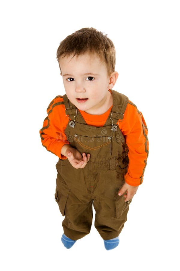 Boy looking up stock photo. Image of caucasian, blond - 18604914